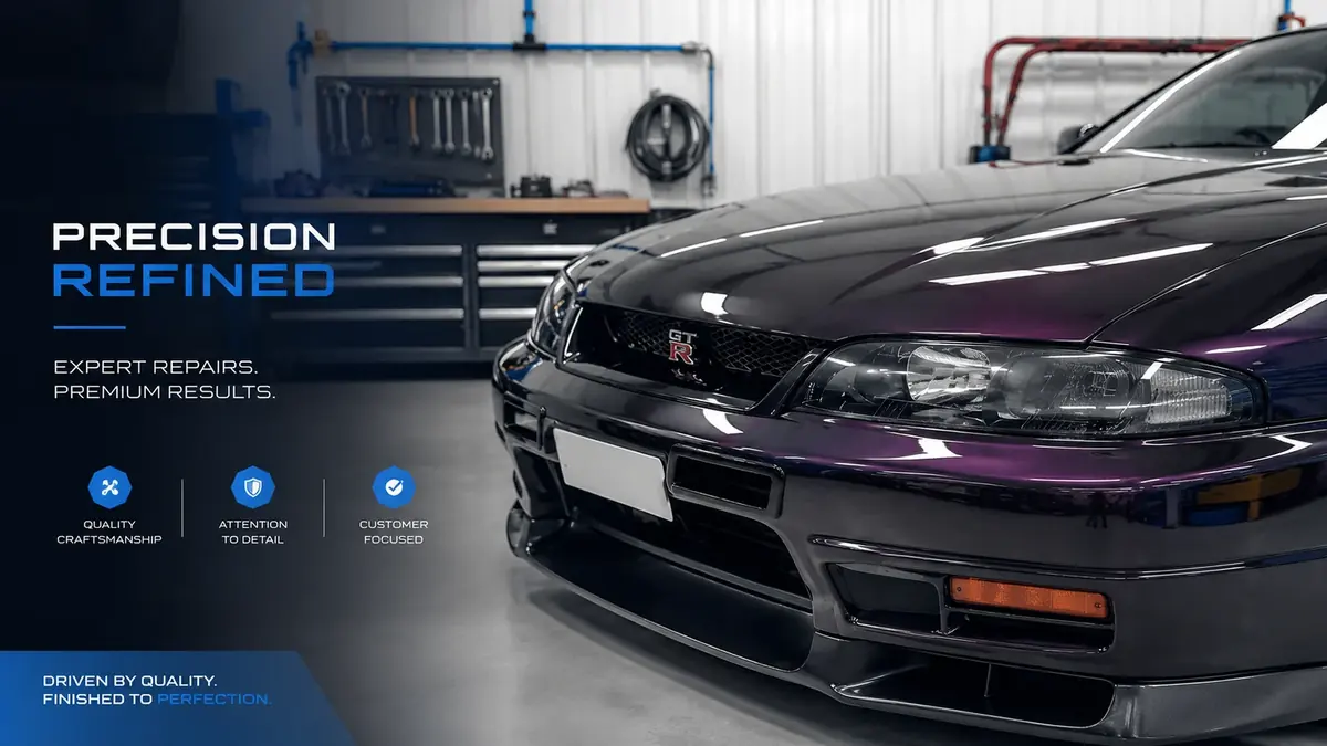 Expert bodywork. Flawless finish.